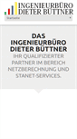 Mobile Screenshot of ib-buettner.de