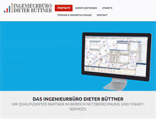 Tablet Screenshot of ib-buettner.de